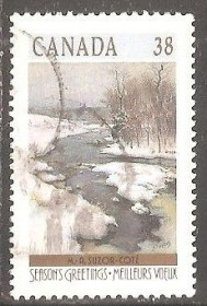 Північна Америка Северная Америка ^/--/^ Канада 1989 Sc.1256 гаш. Перф. 13 х 13 1/2 - фото фото фото
