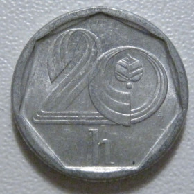 Чехія Чехия ^/--/^ Чехія 20 гелерів 1995 року b 43466 ^_^^^ Чехия 20 гелеров 1995 года b 43466 - фото фото фото