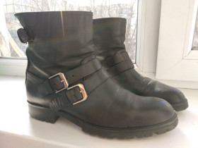 Черевики Ботинки ^/--/^ Ботинки женские Massimo Dutti  38 /--/ р! Кожа! ^_^^^ Ботинки жіночі Massimo Dutti 38 /--/ р! Шкіра! - фото фото фото