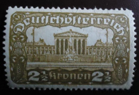 Австрія Австрия ^/--/^ Австрия  1919-21 г. № 306 А ^_^^^ Австрія 1919-21 р. No 306 А - фото фото фото