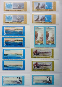 СРСР - СССР - ^/--/^ СССР 1966 Дальневосточные территории, сцепки, MNH ^_^^^ СРСР 1966 Далекосхідні території, зчеплення, MNH - фото фото фото