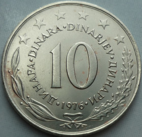 Югославія Югославия ^/--/^ Югославия 10 динаров 1976 зл/02 /--/ ю /--/ 0 ^_^^^ Югославія 10 динарів 1976 зл/02 /--/ ю /--/ 0 - фото фото фото