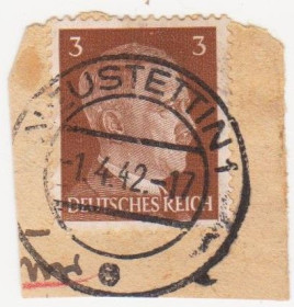 Третій Рейх (-) Третий Рейх (-) ^/--/^ Германия 1941  г. № 774 гашеная ^_^^^ Німеччина 1941 р. No 774 гашена - фото фото фото