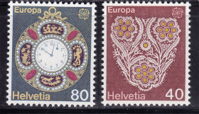 Швейцарія Швейцария ^/--/^ Швейцария / Helvetia  1976 г  MNH -  ЕВПРПА СЕПТ / EUROPA  CEPT - искусство ^_^^^ Швейцарія / Helvetia 1976 р MNH - ЄВПРПА СЕПТ / EUROPA CEPT - мистецтво - фото фото фото