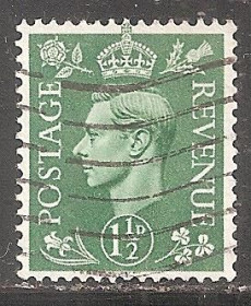 Великобританія Великобритания ^/--/^ Великобритания 1950 Sc.282 used ^_^^^ Велика Британія 1950 Sc.282 used - фото фото фото