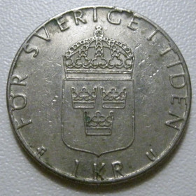 Швеція Швеция ^/--/^ Швеція 1 крона 1979 року 40809 ^_^^^ Швеция 1 крона 1979 года 40809 - фото фото фото