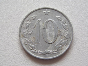 Чехословаччина Чехословакия ^/--/^ Чехословакия 10 геллеров 1967 года 25045 ^_^^^ Чехословаччина 10 геллерів 1967 року 25045 - фото фото фото