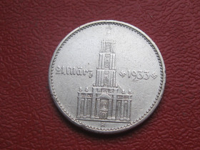 Германія (-) Германия (-) ^/--/^ ГЕРМАНИЯ.2 Марки 1934 г А, Кирха с датой 1933 г. ТРЕТИЙ РЕЙХ. Серебро.Оригинал.    (5) ^_^^^ Германія.2 Марки 1934 р А, Кірха з датою 1933 р. Третій Рейх. Срібло.Оригінал. (5) - фото фото фото