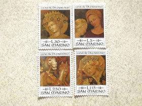 Інші країни Другие страны ^/--/^ Серія поштових марок Сан-Марино 1973 рік ** ^_^^^ Серия почтовых марок Сан - Марино &amp;quot; Искусство &amp;quot; 1973 год ** - фото фото фото