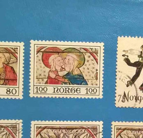 Мистецтво Искусство ^/--/^ Норвегия Искусство 1975 ^_^^^ Норвегія Мистецтво 1975 - фото фото фото