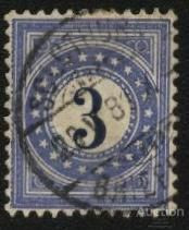 Швейцарія Швейцария ^/--/^ Швейцария 1878 г. № 3 гашеная ^_^^^ Швейцарія 1878 р. No 3 гашена - фото фото фото