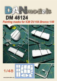 Інші Другие ^/--/^ Danmodel 48124 -маска для модели ICM OV-10 /--/ A Bronco. #48300 1/48 ^_^^^ Danmodel 48124 - маска для моделі ICM OV-10 /--/ A Bronco. #48300 1/48 - фото фото фото