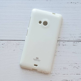 Зарядні пристрої Зарядные устройства ^/--/^ Чохол для Nokia Microsoft Lumia 535 силіконовий, білий, Goospery ^_^^^ Чехол Nokia Microsoft Lumia 535 для телефона силиконовый Белый - фото фото фото