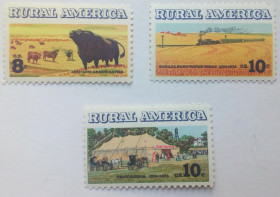 Північна Америка Северная Америка ^/--/^ США 1973 Деревенская Америка, MNH ^_^^^ 1973 — Деревенська Америка, MNH - фото фото фото