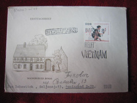 Європа Европа ^/--/^ КОНВЕРТ.  ГЕРМАНИЯ-ЛЕНИНГРАД 1966 Г ^_^^^ конверт. Німеччина-Ленінград 1966 - фото фото фото