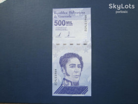 Венесуела Венесуэла ^/--/^ Банкнота 500000 500 тысяч боливаров Венесуэла 2020 UNC пресс ^_^^^ Банкнота 500000 500 тисяч боліварів Венесуела 2020 UNC прес - фото фото фото