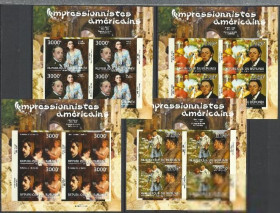 Бурунді Бурунди ^/--/^ Бурунди 2012 живопись импрессионисты США 5 /--/ Клб В ^_^^^ Бурунді 2012 живопис імпресіоністи США 5 /--/ Клб В - фото фото фото