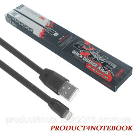Кабелі Кабели ^/--/^ Кабель REMAX Full Speed, USB to iP, черный , 2 /--/ м ^_^^^ Кабель REMAX Full Speed, USB to iP, чорний, 2 /--/ м - фото фото фото