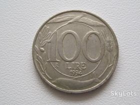 Італія і Ватикан Италия и Ватикан ^/--/^ Италия 100 лир 1994 года #21073 ^_^^^ Італія 100 лір 1994 року #21073 - фото фото фото