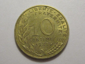 Франція Франция ^/--/^ Франция 10 сантимов 1983 года 3 /--/ П /--/ 987 ^_^^^ Франція 10 сантимів 1983 3 /--/ П /--/ 987 - фото фото фото