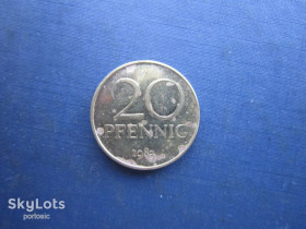 НДР, ФРН ГДР, ФРГ ^/--/^ Монета 20 пфенігів Німеччина НДР 1983 ^_^^^ Монета 20 пфеннигов Германия ГДР 1983 - фото фото фото