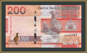 Гамбія Гамбия ^/--/^ Гамбия 200 даласи 2019 P-42  (42 /--/ a) UNC ^_^^^ Гамбія 200 даласі 2019 P-42 (42 /--/ a) UNC - фото фото фото