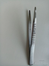 Інше Другое ^/--/^ пинцетТИТАНОВЫЙ stainless i co немецкий до военный хирургический титановый - ОРИГИНАЛ -клейма трофей ^_^^^ Пінцеттитановий stainless i co німецький до військовий хірургічний титановий - ОРИГІНАЛ-клейма трофей - фото фото фото
