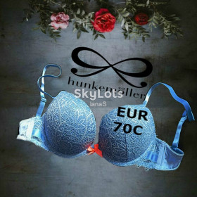 Бюстгальтери Бюстгальтеры ^/--/^ Hunkemoller EUR 70 /--/ C Бюстгальтер пуш-ап косточка поролон небесного цвета ^_^^^ Hunkemoller EUR 70 /--/ с красивий бюстгальтер пуш-ап кісточка поролон небесного кольору - фото фото фото