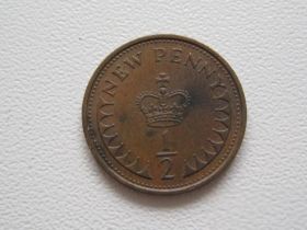 Єлизавета II (після ) Елизавета II (после ) ^/--/^ Великобритания 1/2 нового пенни 1971 года 23548 ^_^^^ Велика Британія 1/2 нового пенні 1971 року 23548 - фото фото фото
