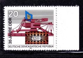 НДР, ФРН ГДР, ФРГ ^/--/^ Германия  ГДР / DDR  1984 г  MNH - техника ^_^^^ Німеччина НДР / DDR 1984 MNH - техніка - фото фото фото