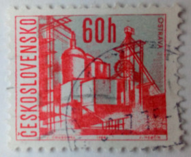 Чехословаччина Чехословакия ^/--/^ Чехословакия 1966 Строения, город, гашеная ^_^^^ Чехословаччина 1966 Будівлі, місто, гашена - фото фото фото