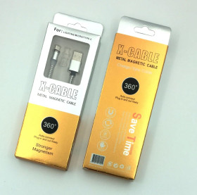 Кабелі Кабели ^/--/^ Кабель магнитный Metal Magnetic 360 Micro USB White ^_^^^ Magnetic 360 Micro USB White - фото фото фото