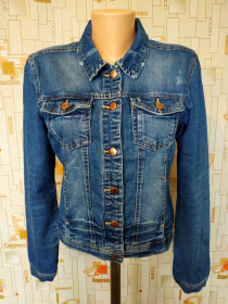 Куртки Куртки ^/--/^ Куртка джинсовая ONLY коттон стрейч р-р 38 ^_^^^ Куртка джинсова ONLY коттон стрейч р-р 38 - фото фото фото