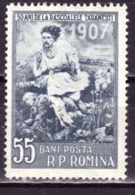 Румунія Румыния ^/--/^ Румыния. 50 лет Крестьянскому восстанию   (серия)* 1957 г. ^_^^^ Румунія. 50 років Селянському повстанню (серія) * 1957 - фото фото фото