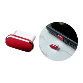 Навушники Наушники ^/--/^ Заглушка USB Type-C захисна металева кришка від пилу вологи для телефонів гаджетів червона ^_^^^ Заглушка USB Type-C защитная металлическая крышка от пыли влаги для телефонов гаджетов красная - фото фото фото