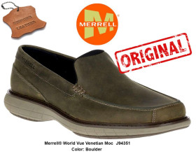 Туфлі, мокасини Туфли, мокасины ^/--/^ Merrell World Vue Venetian Moc Boulder original-чоловічі нові ^_^^^ Merrell World Vue Venetian Moc Boulder original-мужские новые - фото фото фото