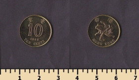 Інші країни Другие страны ^/--/^ Гонконг 10 центов 1998 ^_^^^ Гонконг 10 центів 1998 - фото фото фото