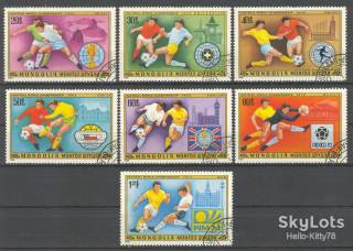 Спорт Спорт ^/--/^ Монголия 1978 спорт футбол Mi 1148-1154 ^_^^^ Монголія 1978 спорт футбол Mi 1148-1154 - фото фото фото