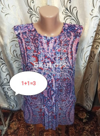 Блузки, сорочки Блузки, рубашки ^/--/^ 1+1=3 Літня шифонова блуза з подовженою спинкою warehouse ^_^^^ 1+1= 3 Летняя шифоновая блуза с удлиненной спинкой warehouse - фото фото фото