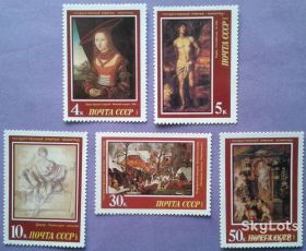 СРСР - СССР - ^/--/^ СССР 1987 искусство живопись Эрмитаж СК 5769-5773 MNH ^_^^^ СРСР 1987 мистецтво живопис Ермітаж СК 5769-5773 MNH - фото фото фото