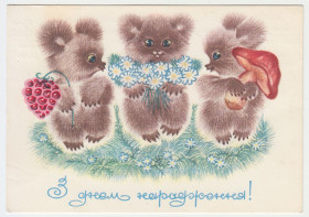 СРСР СССР ^/--/^ С Днем народження 1976 Разгуляєва Р /--/ 10 ^_^^^ С Днем рождения 1976 Разгуляева Р /--/ 10 - фото фото фото