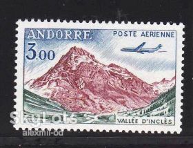 Транспорт Транспорт ^/--/^ Авиация . Фр. Андорра 1961 г MNH - ^_^^^ Фр. Андорра 1961 MNH - фото фото фото