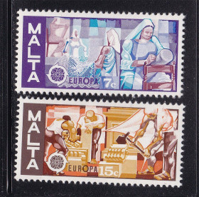 Малі Держави Європи Малые Государства Европы ^/--/^ Мальта  1976  г MNH - ЕВРОПА СЕПТ  - ^_^^^ Мальта 1976 MNH - Європа СЕПТ - фото фото фото