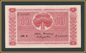 Скандинавія Скандинавия ^/--/^ Финляндия 10 марок 1945 P-77  (77 /--/ a) UNC ^_^^^ Фінляндія 10 марок 1945 P-77 (77 /--/ a) UNC - фото фото фото