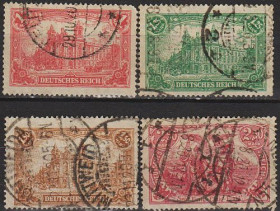 Веймарська республіка Веймарская республика ^/--/^ 1920 - Німеччина - Стандарти Mi.113-15 _10,0 € ^_^^^ 1920 - Германия - Стандарты Mi.113-15 _10,0 € - фото фото фото