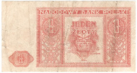 Польща Польша ^/--/^ Польша 1 злотый 1946  (н /--/ 22) ^_^^^ Польща 1 злотий 1946 (н /--/ 22) - фото фото фото