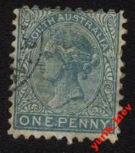 Марки Австралії та Океанії Марки Австралии и Океании ^/--/^ Australia 1868 /--/ г №33 c гашеная ^_^^^ Australia 1868 No /--/ 33 c гашена - фото фото фото