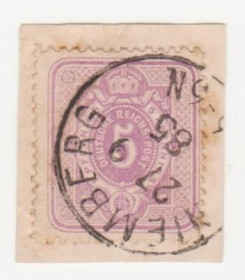 Німецька імперія (-) Германская империя (-) ^/--/^ Германия  ( империя) 1879 г. №  40 гашеная ^_^^^ Німеччина (імперія) 1879 р. No 40 гашена - фото фото фото