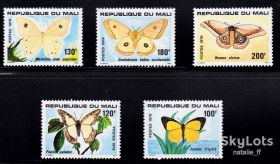 Фауна Фауна ^/--/^ Мали  1979   MNH  - бабочки ^_^^^ Малі 1979 MNH - метелики - фото фото фото