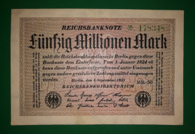 Німеччина Германия ^/--/^ GERMANY Firmenzeichen Германия 50000000 марок 1923 ВЗ - G &amp; D в звездах. Звезда перед №! Редкость ^_^^^ GERMANY Firmenzeichen Німеччина 50000000 марок 1923 ВЗ - G &amp; D в зірках. Зірка перед No! Рідкісність - фото фото фото